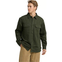 Billabong Billabong Men's Fort Garage Long Sleeve Shirt - Olive Olive S Mens Button Up Long Sleeve Shirts