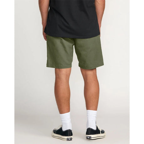 Billabong Billabong Men's Larry Laybacks 19" Twill Shorts - Olive Olive S Mens Elastic Swim Trunks