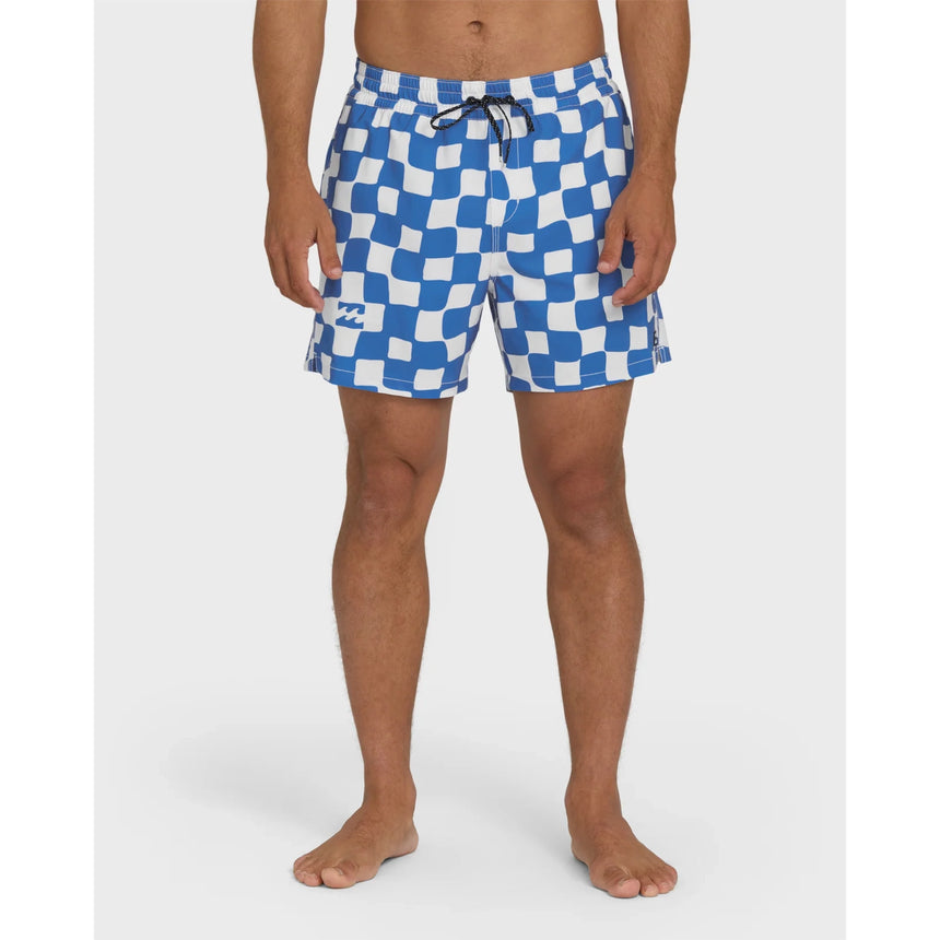 Billabong Billabong Men's Lineup Laybacks 16" Trunks- Deep Ocean Deep Ocean S Mens Elastic Swim Trunks