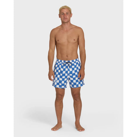 Billabong Billabong Men's Lineup Laybacks 16" Trunks- Deep Ocean Deep Ocean S Mens Elastic Swim Trunks