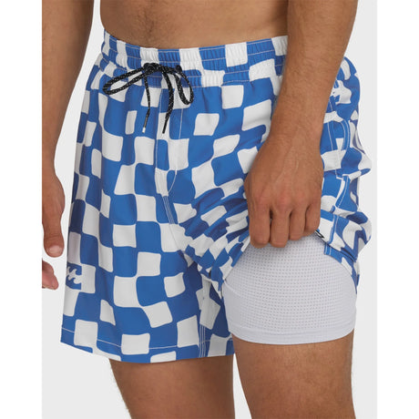 Billabong Billabong Men's Lineup Laybacks 16" Trunks- Deep Ocean Deep Ocean S Mens Elastic Swim Trunks