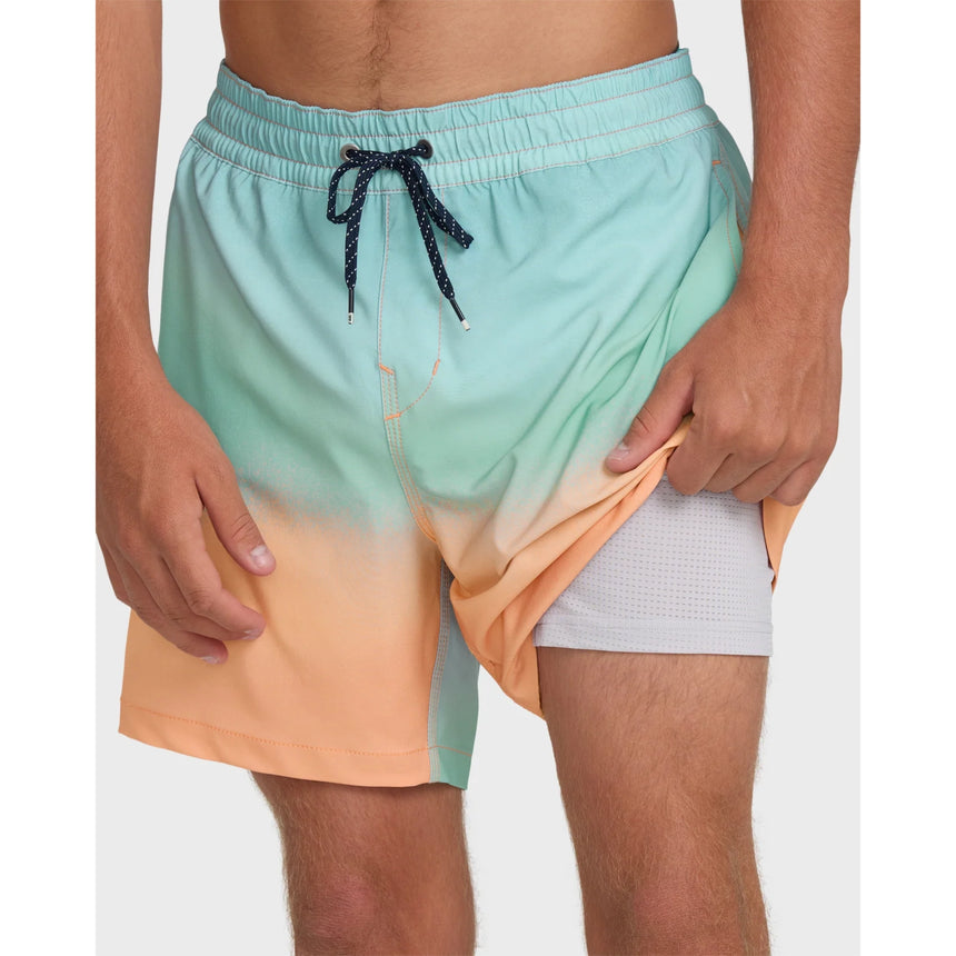 Billabong Billabong Men's Lineup Laybacks 16" Trunks - Peach Peach S Mens Elastic Swim Trunks