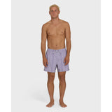 Billabong Billabong Men's Lineup Laybacks 16" Trunks - Purple Ash Purple Ash S Mens Elastic Swim Trunks