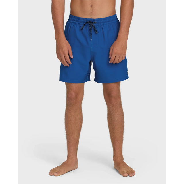 Billabong Billabong Men's Lineup Solid Layback 16" Trunks - Deep Ocean Deep Ocean S Mens Elastic Swim Trunks