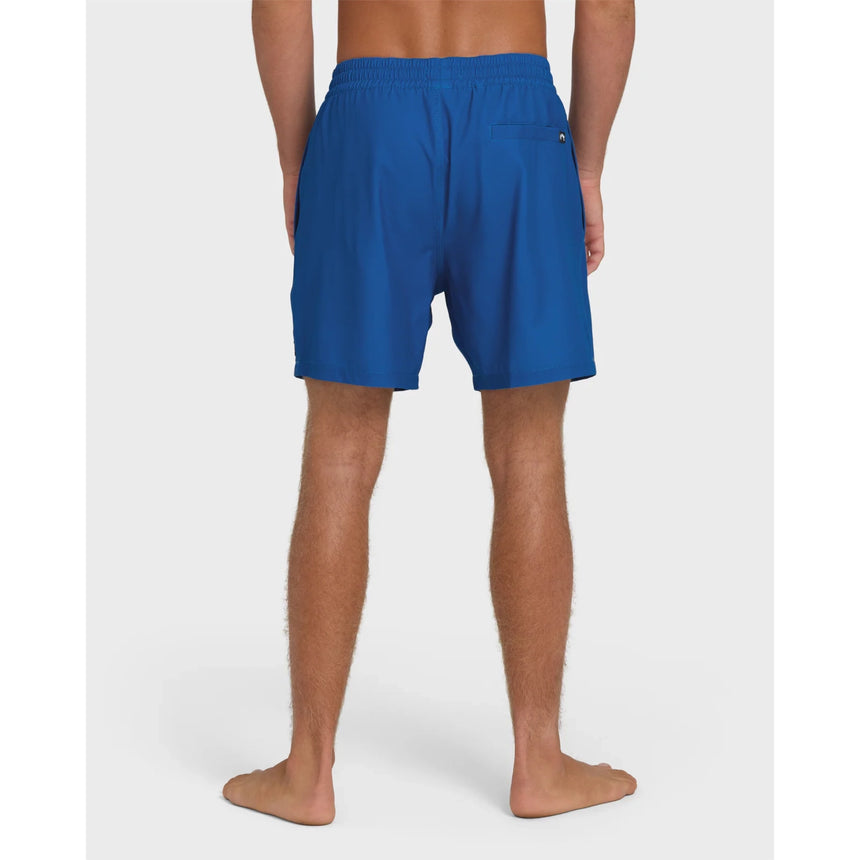 Billabong Billabong Men's Lineup Solid Layback 16" Trunks - Deep Ocean Deep Ocean S Mens Elastic Swim Trunks