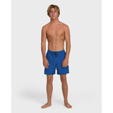 Billabong Billabong Men's Lineup Solid Layback 16" Trunks - Deep Ocean Deep Ocean S Mens Elastic Swim Trunks