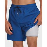 Billabong Billabong Men's Lineup Solid Layback 16" Trunks - Deep Ocean Deep Ocean S Mens Elastic Swim Trunks