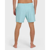 Billabong Billabong Men's Lineup Solid Layback 16" Trunks - Dusty Blue Dusty Blue S Mens Elastic Swim Trunks