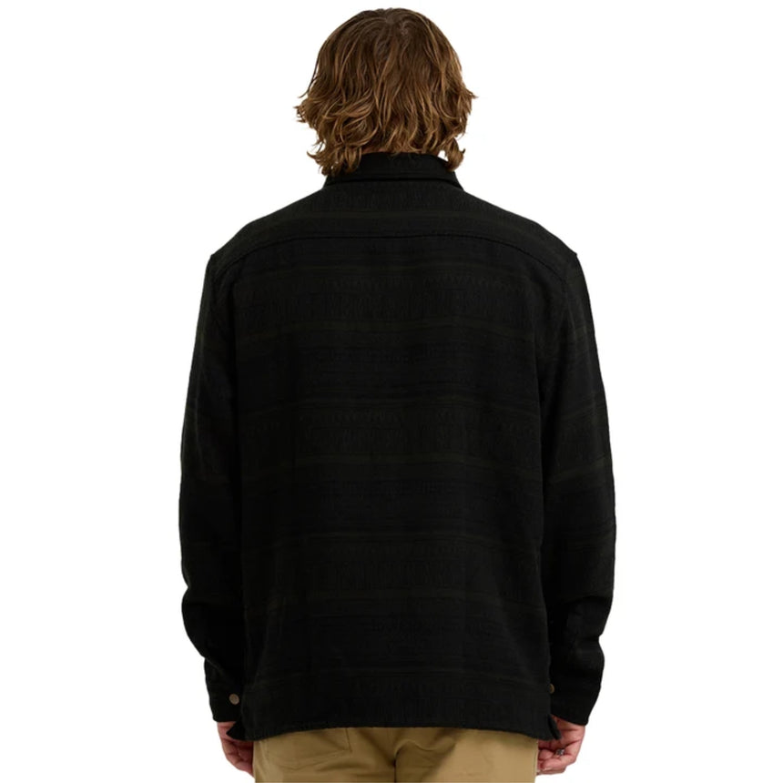 Billabong Billabong Men's Lodge Long Sleeve Button-Up Shirt - Dark Military Dark Military S Mens Button Up Long Sleeve Shirts