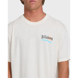 Billabong Billabong Men's Loner Wave Washed Premium Short Sleeve Knit T-Shirt - Off White Off White S Mens T-Shirts