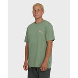 Billabong Billabong Men's Making Tracks Premium Short Sleeve Knit T-Shirt - Hedge Green Hedge Green S Mens T-Shirts