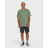 Billabong Billabong Men's Making Tracks Premium Short Sleeve Knit T-Shirt - Hedge Green Hedge Green S Mens T-Shirts