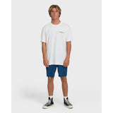 Billabong Billabong Men's Making Tracks Premium Short Sleeve Knit T-Shirt - Off White Off White S Mens T-Shirts