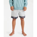 Billabong Billabong Men's Occy Larry Twill 17" Shorts - Silver Silver S Mens Elastic Swim Trunks
