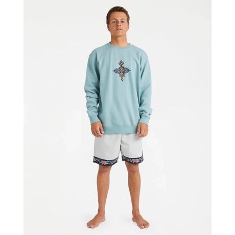 Billabong Billabong Men's Occy Larry Twill 17" Shorts - Silver Silver S Mens Elastic Swim Trunks
