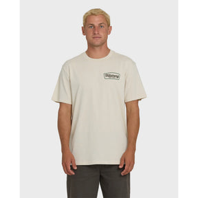 Billabong Billabong Men's Off Duty Premium Short Sleeve Knit T-Shirt - Oatmeal Oatmeal S Mens T-Shirts