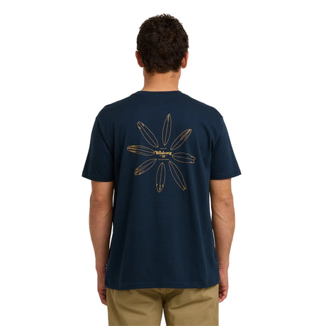 Billabong Billabong Men's Quiver Premium Short Sleeve Tee - Navy Navy M Mens T-Shirts