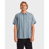 Billabong Billabong Men's Sundays Jaquard Shirt - Real Teal Real Teal S Mens Button Up Short Sleeve Shirts