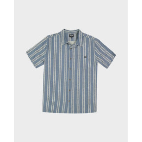 Billabong Billabong Men's Sundays Jaquard Shirt - Real Teal Real Teal S Mens Button Up Short Sleeve Shirts