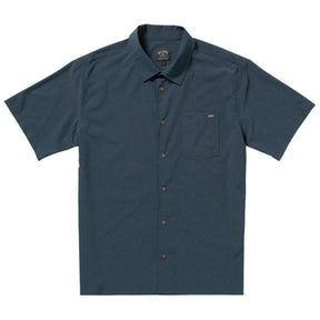 Billabong Billabong Men's Surftrek Perf Short Sleeve Button-Up Shirt - Navy Navy S Mens Button Up Short Sleeve Shirts