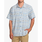 Billabong Billabong Men's Surftrek Perf Short Sleeve Shirt  - Alloy Light Alloy Light S Mens Button Up Short Sleeve Shirts