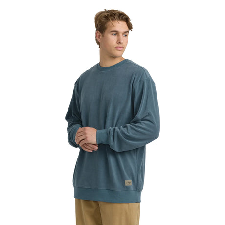 Billabong Billabong Men's Torched Crewneck Sweatshirt - Rustic Blue Rustic Blue S Mens Crew Sweatshirt