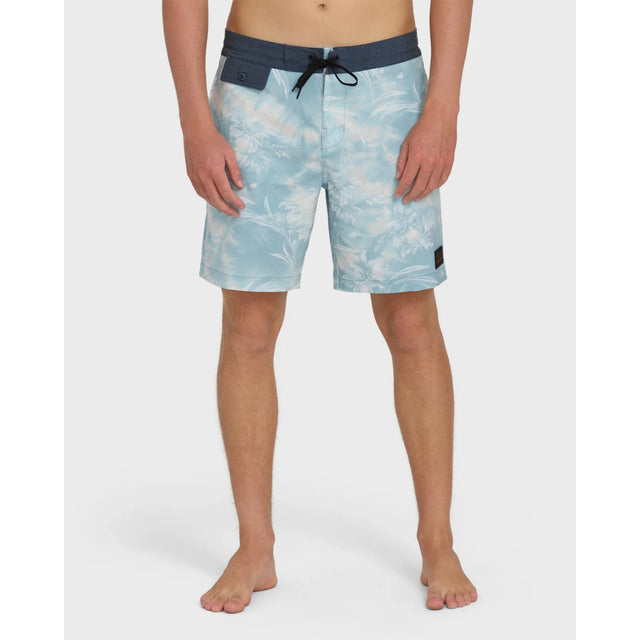 Billabong Billabong Men's True North Garage Lo Tide 18" Boardshorts - Blue Fog Blue Fog 30 Mens Board Shorts