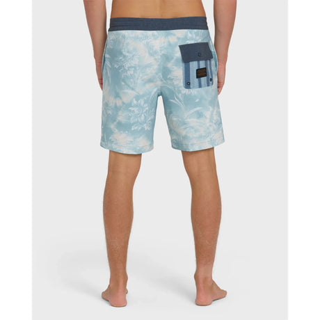 Billabong Billabong Men's True North Garage Lo Tide 18" Boardshorts - Blue Fog Blue Fog 30 Mens Board Shorts
