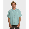 Billabong Billabong Men's Victoria Short Sleeve Shirt - Absinthe Absinthe M Mens Button Up Short Sleeve Shirts