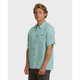 Billabong Billabong Men's Victoria Short Sleeve Shirt - Absinthe Absinthe M Mens Button Up Short Sleeve Shirts