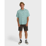 Billabong Billabong Men's Victoria Short Sleeve Shirt - Absinthe Absinthe M Mens Button Up Short Sleeve Shirts