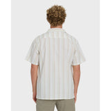 Billabong Billabong Men's Victoria Vacay Short Sleeve Woven Shirt - White Sand White Sand S Mens Button Up Short Sleeve Shirts