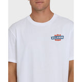 Billabong Billabong Men's Walled Premium Short Sleeve Knit T-Shirt - WHITE WHITE S Mens T-Shirts