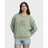 Billabong Billabong Women's All The Days Kendal Crew Fleece Dark Olive XS Womens Pull Over Hoodies