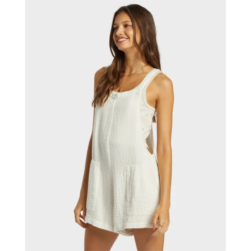 Billabong Billabong Women's Beach Crush Overall - Stencil Wash Stencil Wash XS Womens Rompers