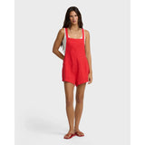 Billabong Billabong Women's Beach Crush Romper - Fiesta Red Fiesta Red XS Womens Rompers