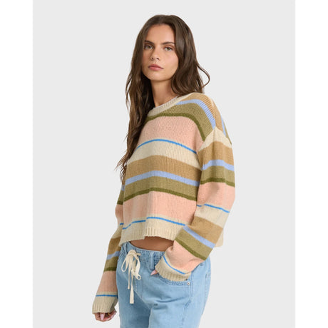 Billabong Billabong Women's Bright Sol Sweater - Light Peach Light Peach XS Womens Pull Over Hoodies