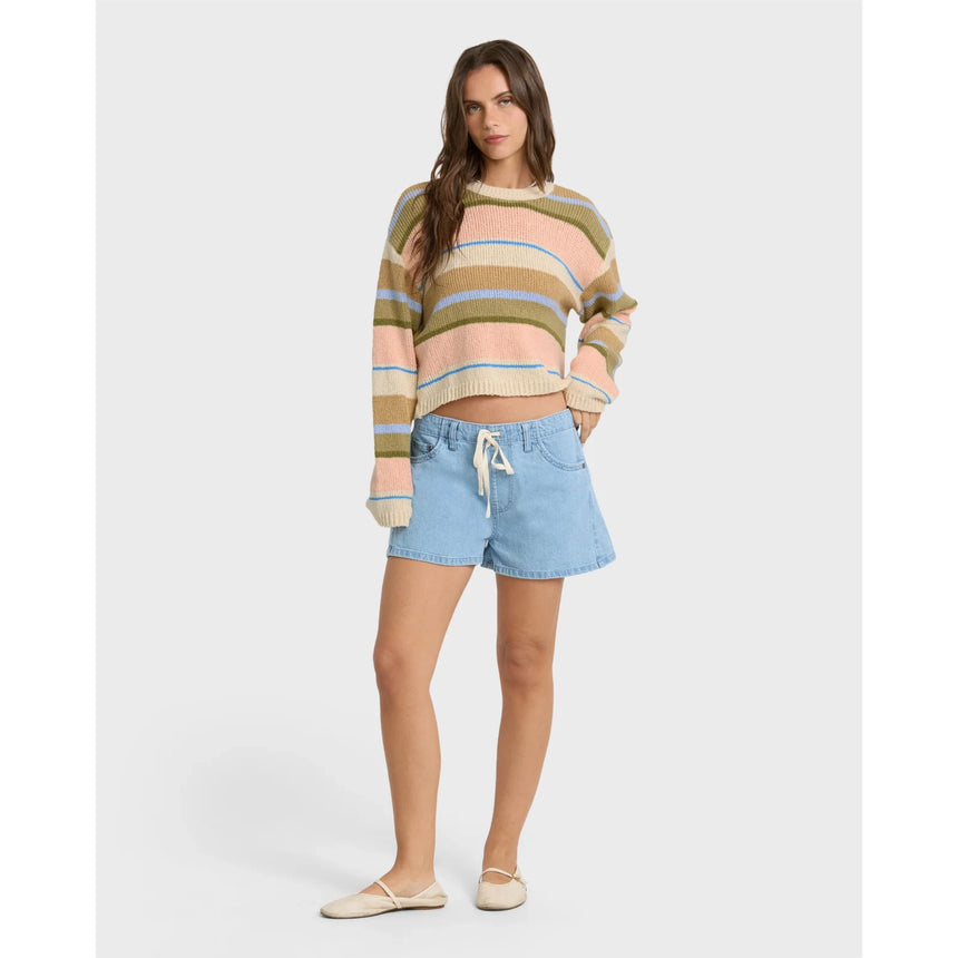 Billabong Billabong Women's Bright Sol Sweater - Light Peach Light Peach XS Womens Pull Over Hoodies