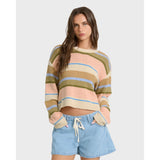 Billabong Billabong Women's Bright Sol Sweater - Light Peach Light Peach XS Womens Pull Over Hoodies