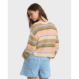 Billabong Billabong Women's Bright Sol Sweater - Light Peach Light Peach XS Womens Pull Over Hoodies