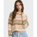 Billabong Billabong Women's Bright Sol Sweater - Light Peach Light Peach XS Womens Pull Over Hoodies