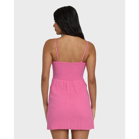 Billabong Billabong Women's Crystal Clear Mini Dress - Guava Guava S Womens Short Dresses