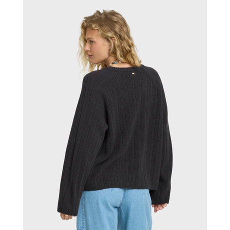 Billabong Billabong Women's Dallas Sweater - Black Sands Black Sands XS Womens Sweaters