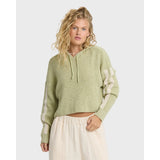 Billabong Billabong Women's Dawn Pullover Hoodie - Smoke Green Smoke Green XS Womens Pull Over Hoodies