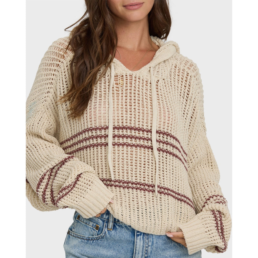 Billabong Billabong Women's Dawn Pullover Hoodie - White Cap White Cap XS Womens Pull Over Hoodies