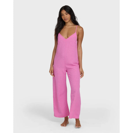 Billabong Billabong Women's Day To Day Romper - Party Pink Party Pink S Womens Rompers