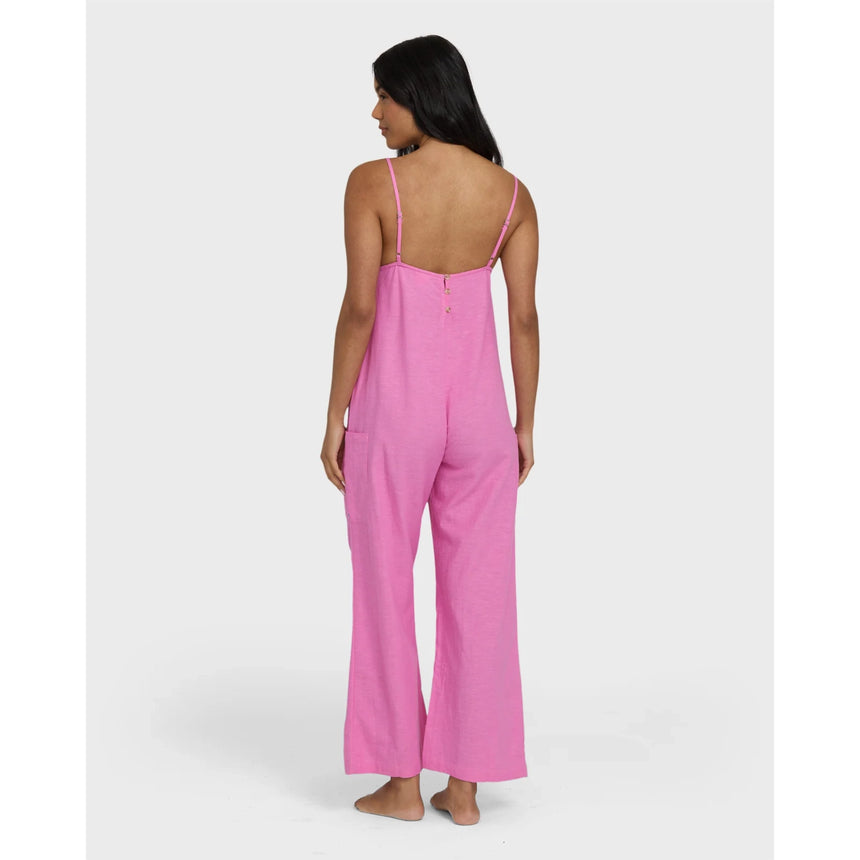 Billabong Billabong Women's Day To Day Romper - Party Pink Party Pink S Womens Rompers