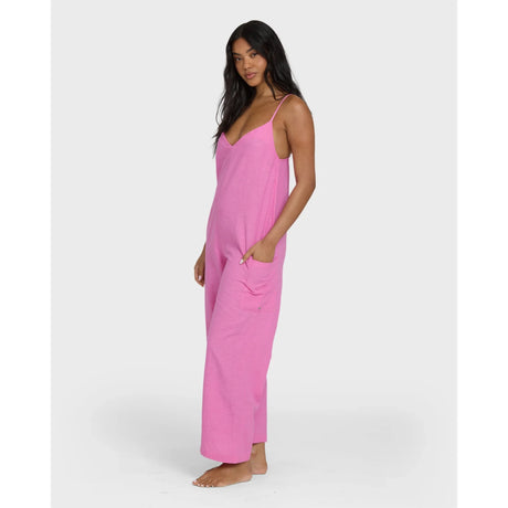 Billabong Billabong Women's Day To Day Romper - Party Pink Party Pink S Womens Rompers