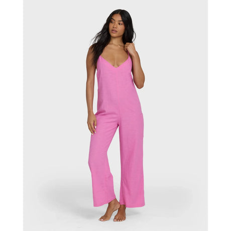Billabong Billabong Women's Day To Day Romper - Party Pink Party Pink S Womens Rompers