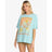 Billabong Billabong Women's Daylight Blooms Short Sleeve T-Shirt - Misty Blue Misty Blue XS Womens T-Shirts